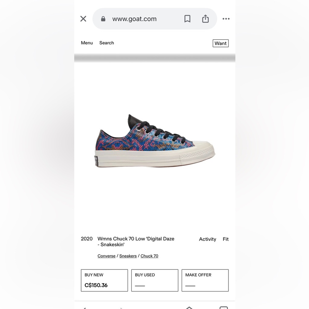 Brand New Chuck Taylor Converse 70 Sneakers
